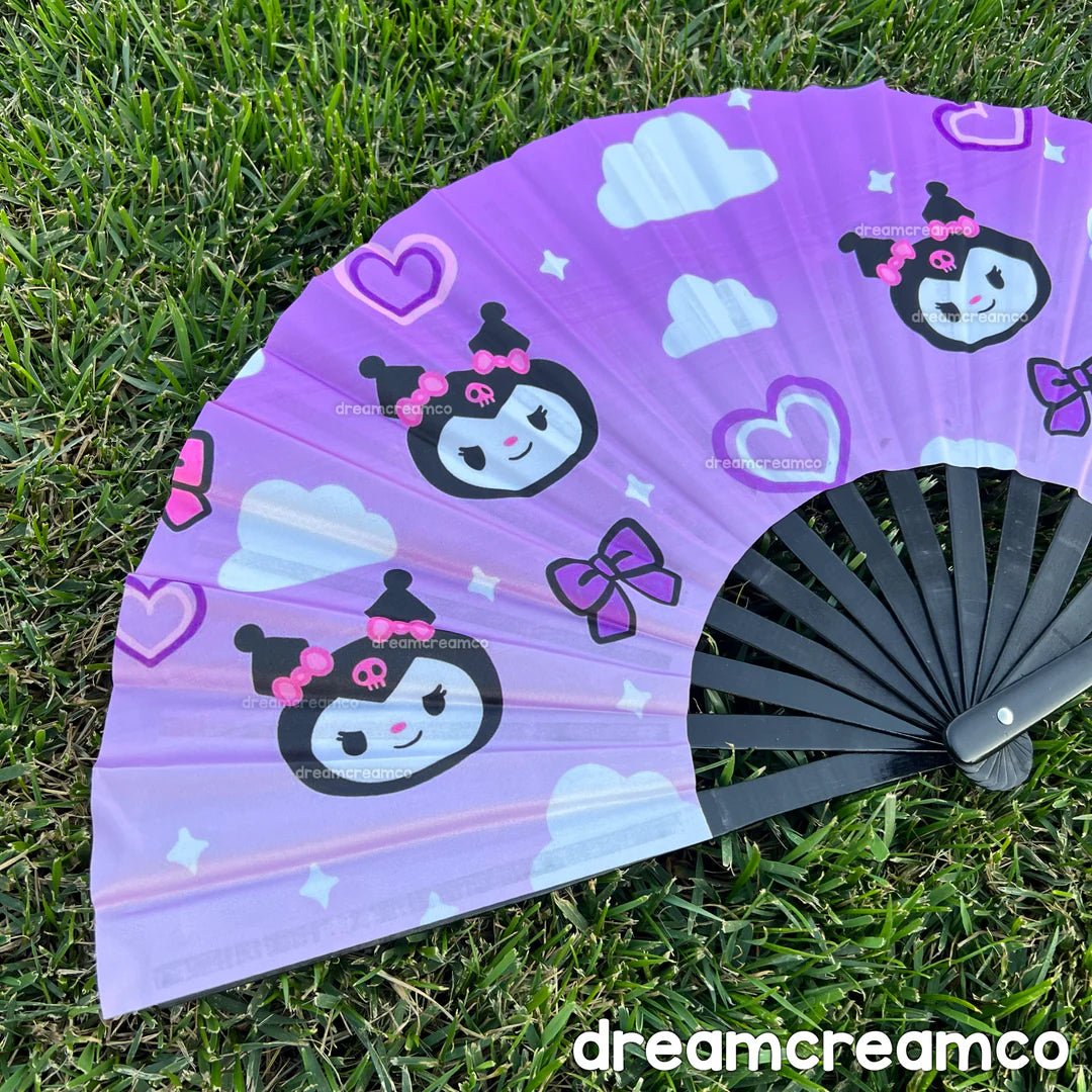 Kuromi Lilac Festival Fan — San José Made