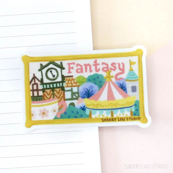 Fantasyland Vinyl Sticker