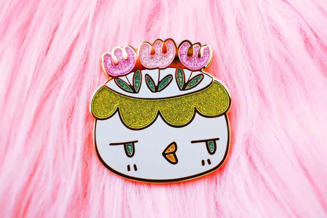 Flower Kappa Enamel Pin