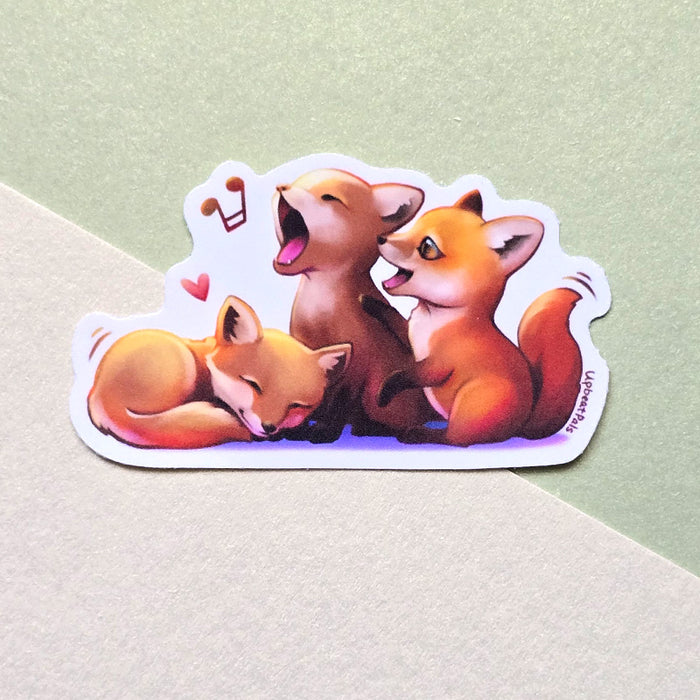 Foxes Sticker