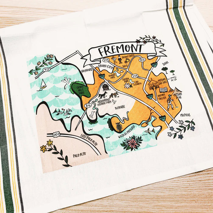 Fremont City Map Tote