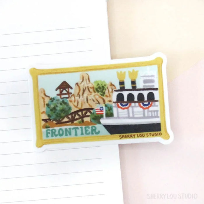 Frontierland Vinyl Sticker