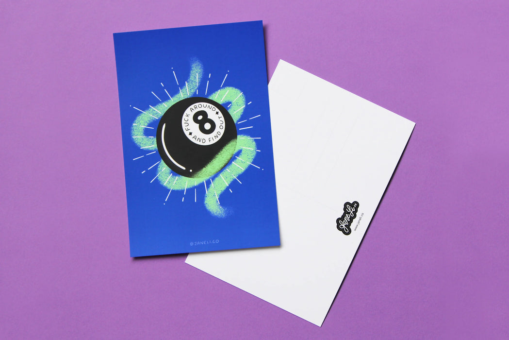 Fuck Around and Find Out Postcard / Mini Print