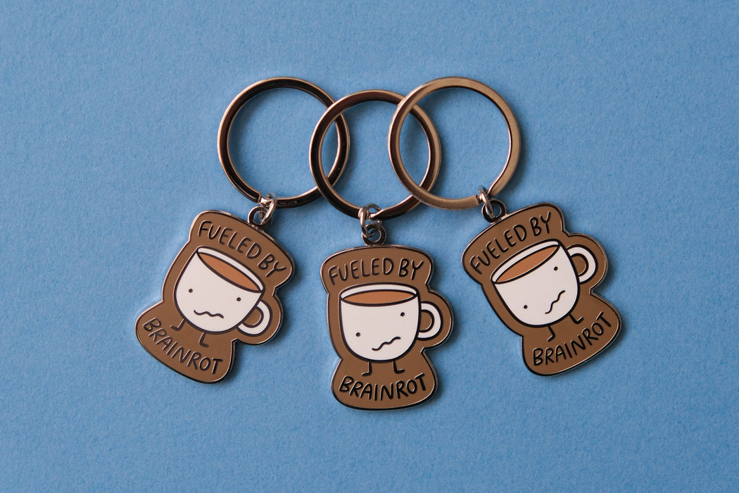 Fueled By Brainrot Keychain