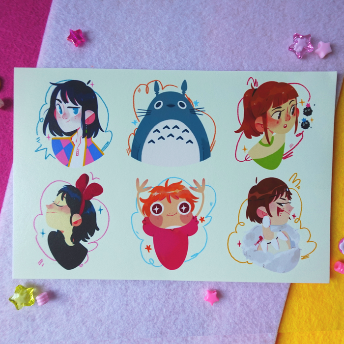 Ghibli 6's - Print