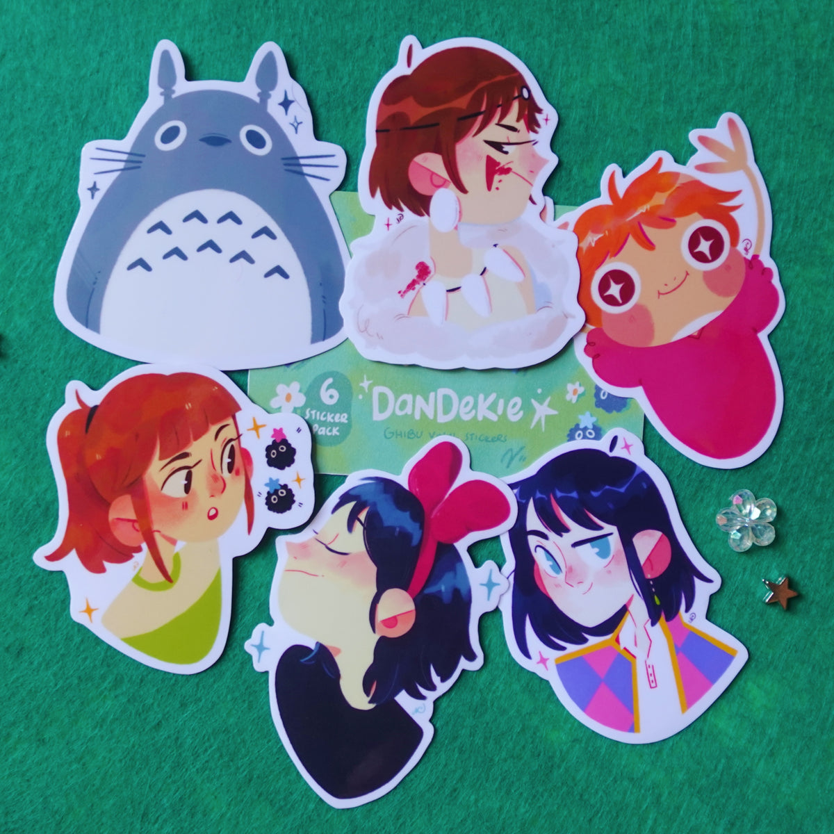 Ghibli 6 - Stcker pack — San José Made