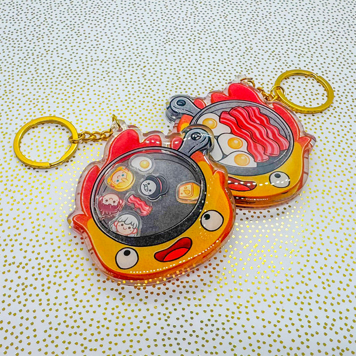 Ghibli Shaker Keychain - Calcifer