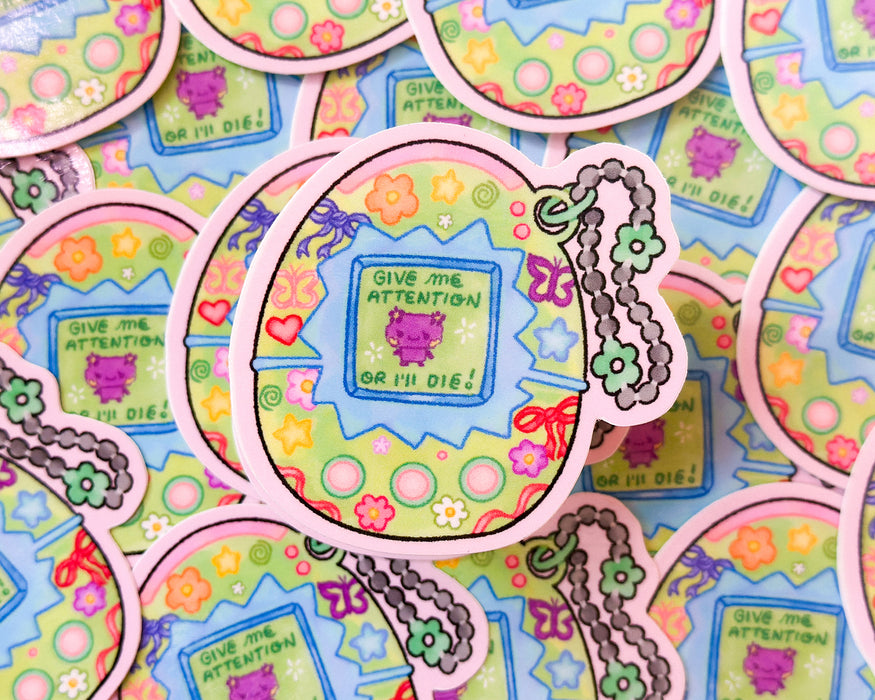 Give Me Attention Sticker