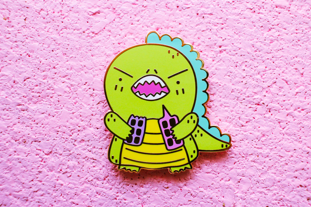 Godzilla Enamel Pin