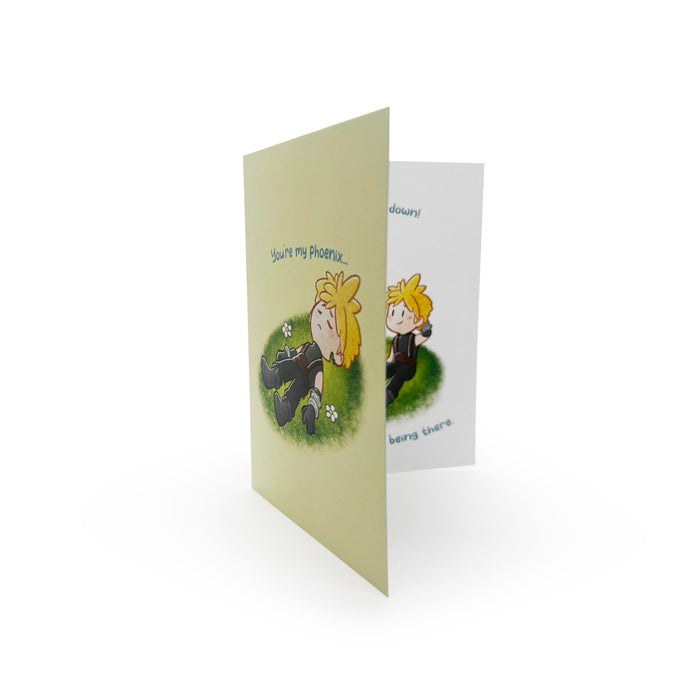 Greeting Card - FF7 Tifa Edition - You're My Phoenix 01