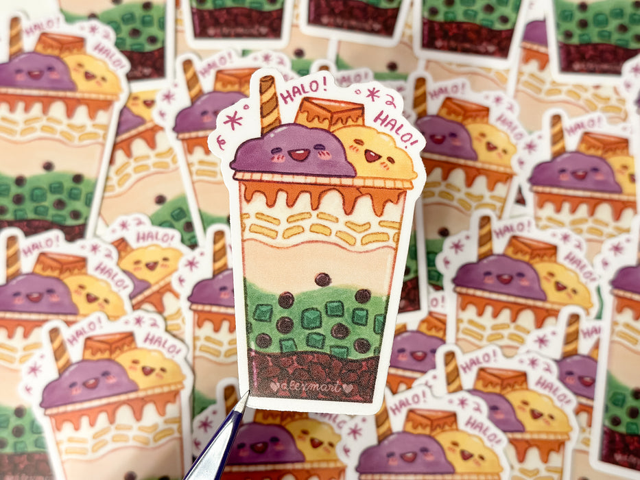 Halo Halo! Sticker