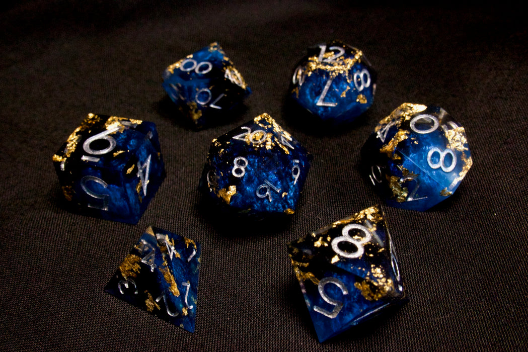 Handmade Resin Dice Set Celestial Magic B-Grade