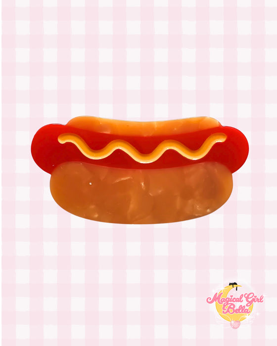 Hot Dog Hair Clip