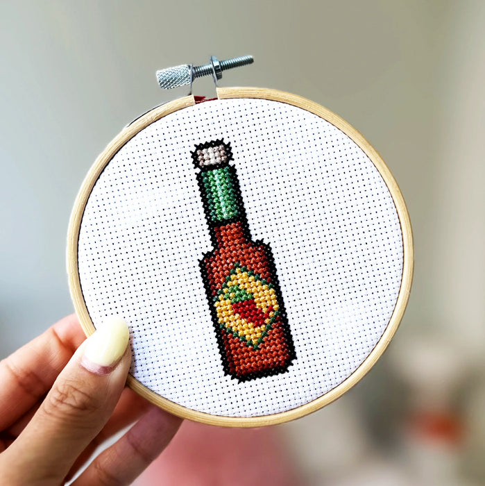 Hot Sauce - DIY Cross Stitch Kit Regular price