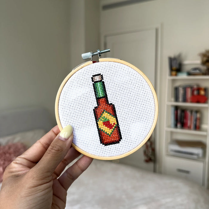 Hot Sauce - DIY Cross Stitch Kit Regular price