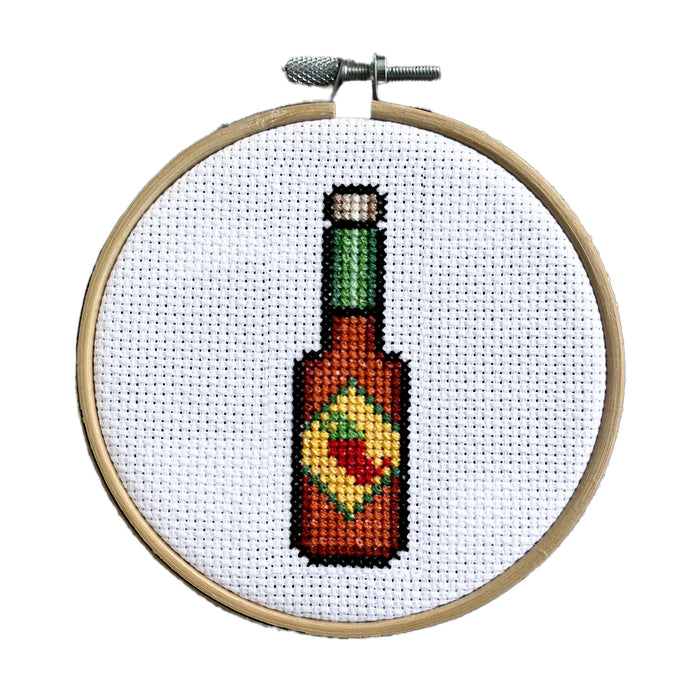 Hot Sauce - DIY Cross Stitch Kit Regular price
