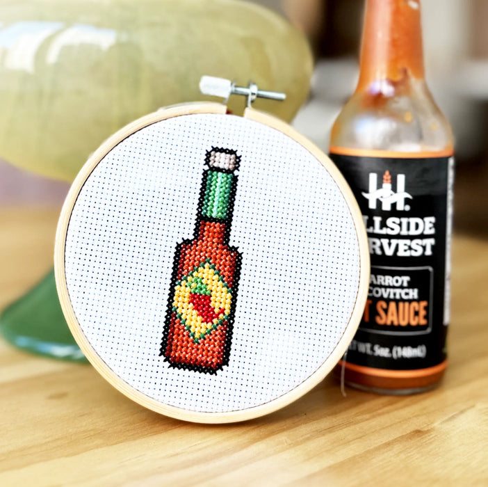 Hot Sauce - DIY Cross Stitch Kit Regular price