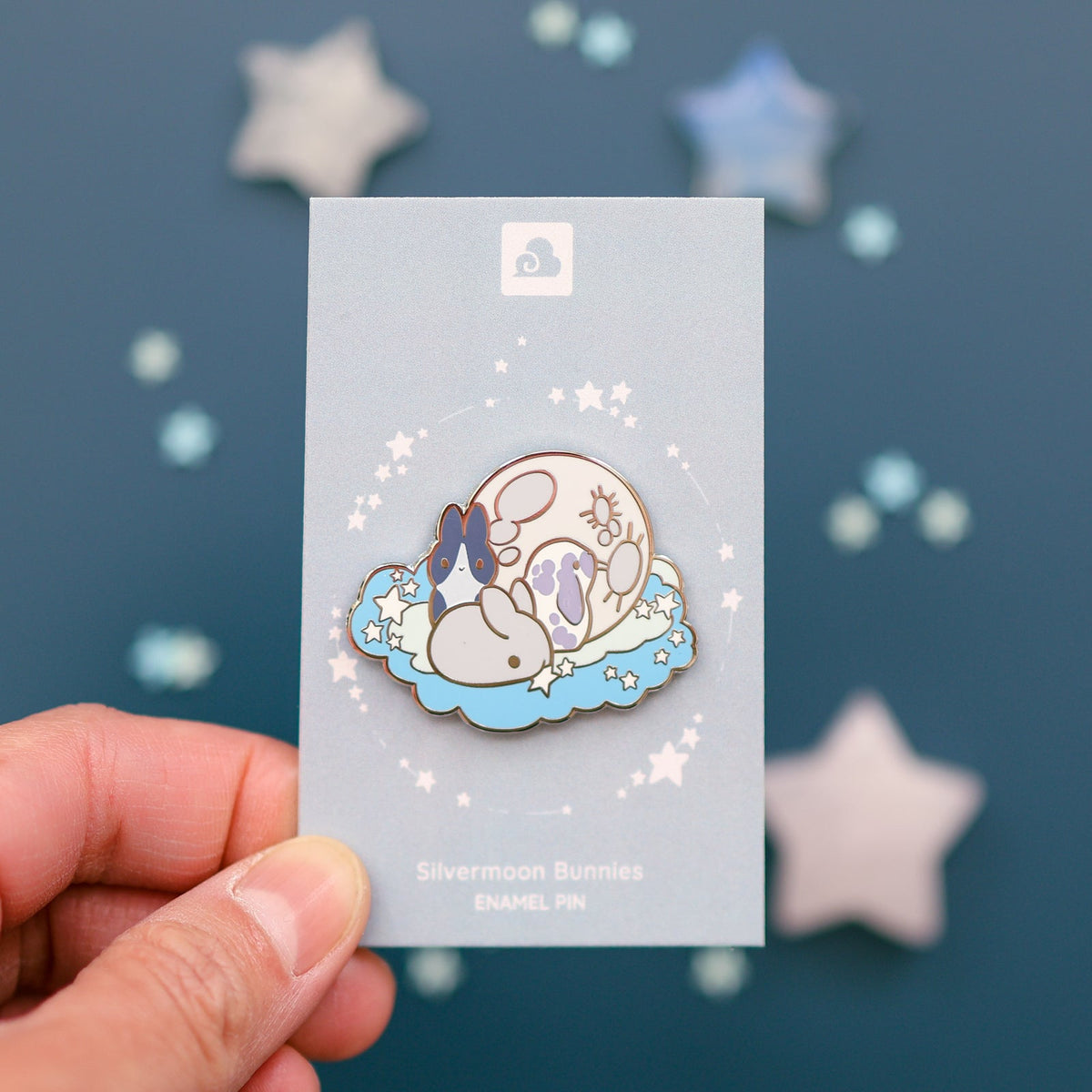 Enamel Pin - Silvermoon Bunnies — San José Made
