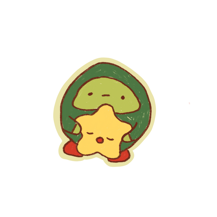 Star pea - Die Cut Sticker