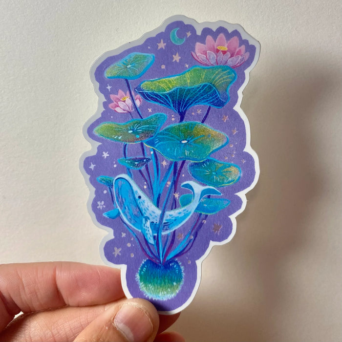 Perfect Place to Explore (Whale) Sticker