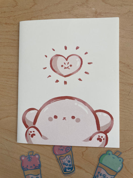 Heart Doggie Card