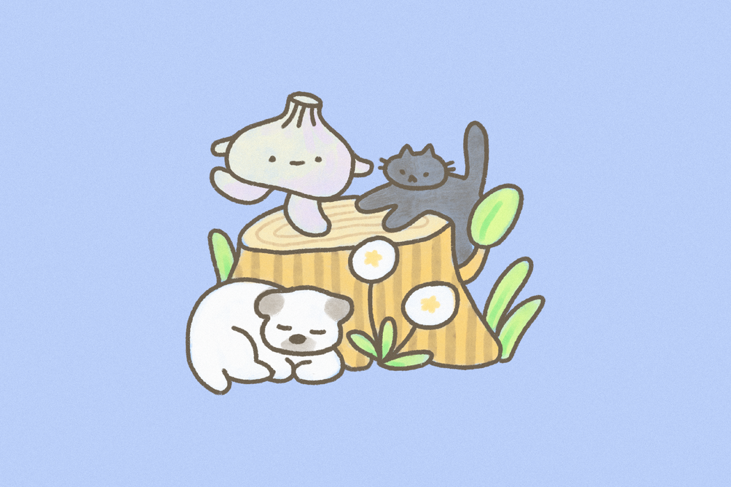 Guys on stump - Postcards