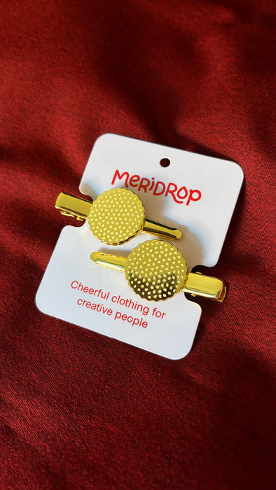 Sesame Ball Hair Clip Set