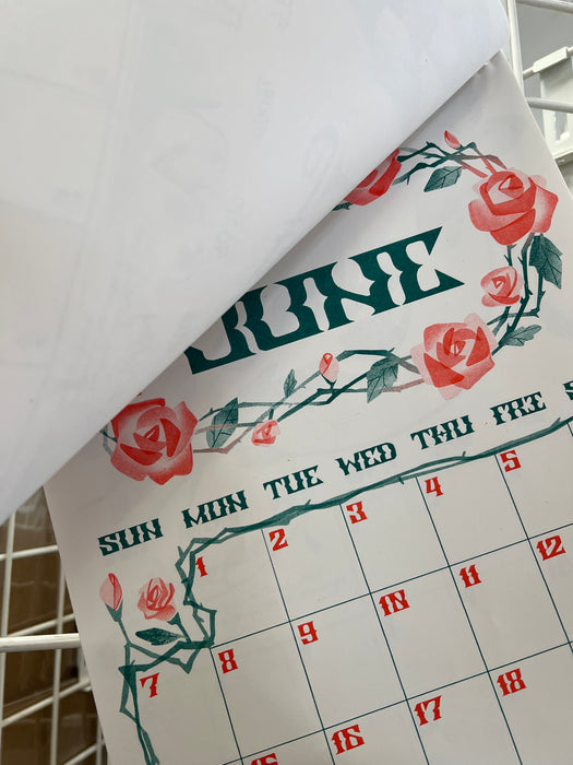 2026 Birth Flower Riso Calendar