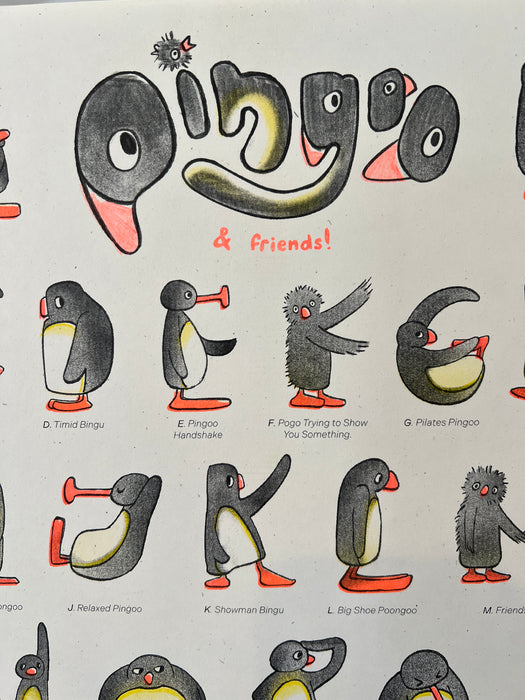 Pingoo and Friends Print