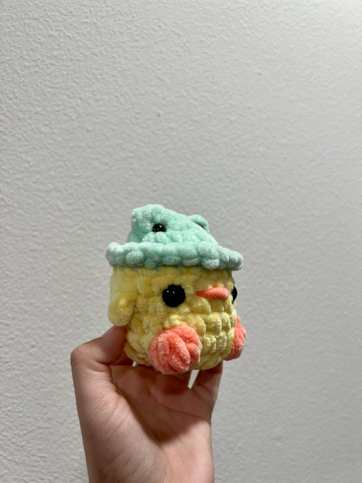 Froggy Chick Crochet Plushie