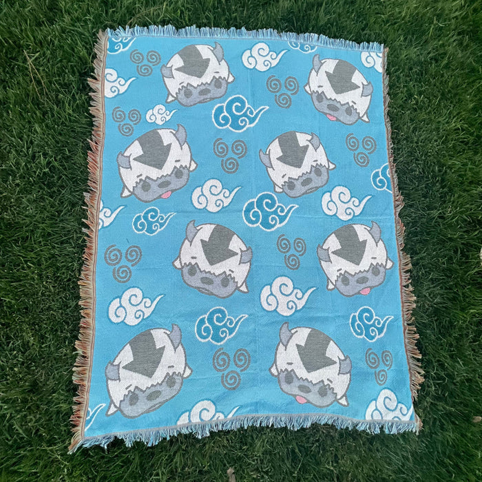 ATLA Appa Woven Blanket - Blue
