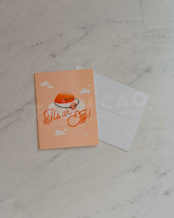 It's an Egg Baby Card