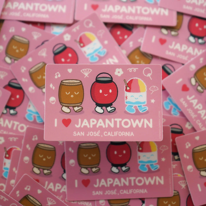 I Heart Japantown San Jose Sticker