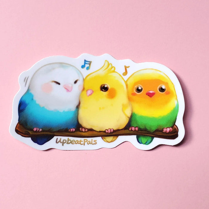 Parakeets Sticker