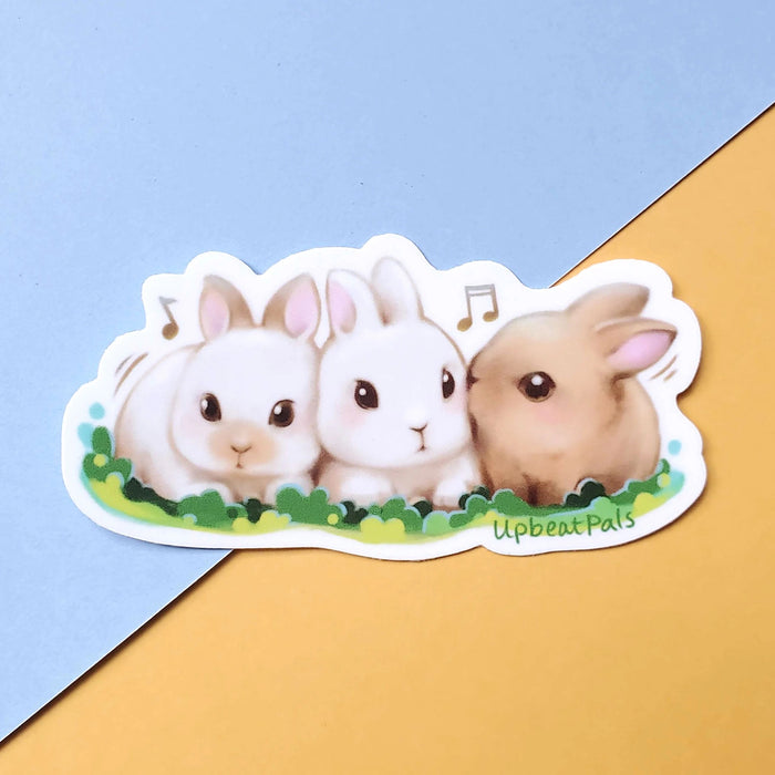 Bunnies (Straight Ear) Sticker