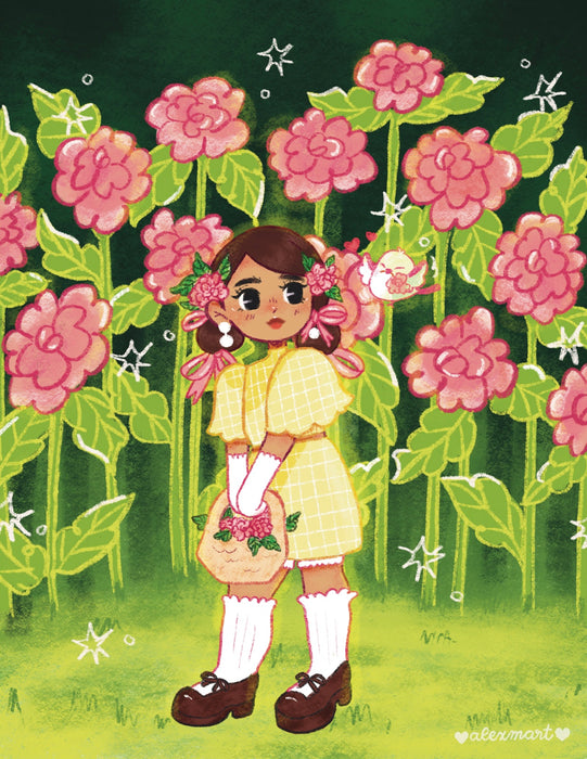 In the Rose Garden (4x5)