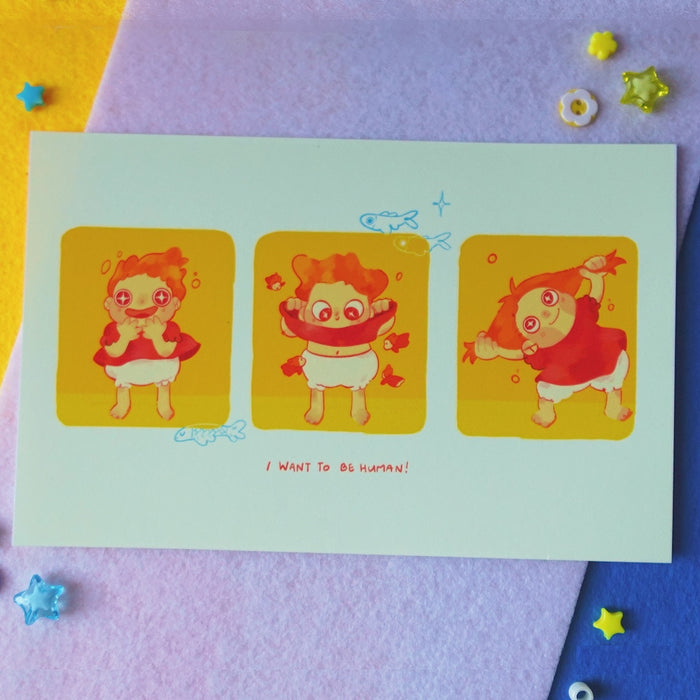 I want to be human - Print