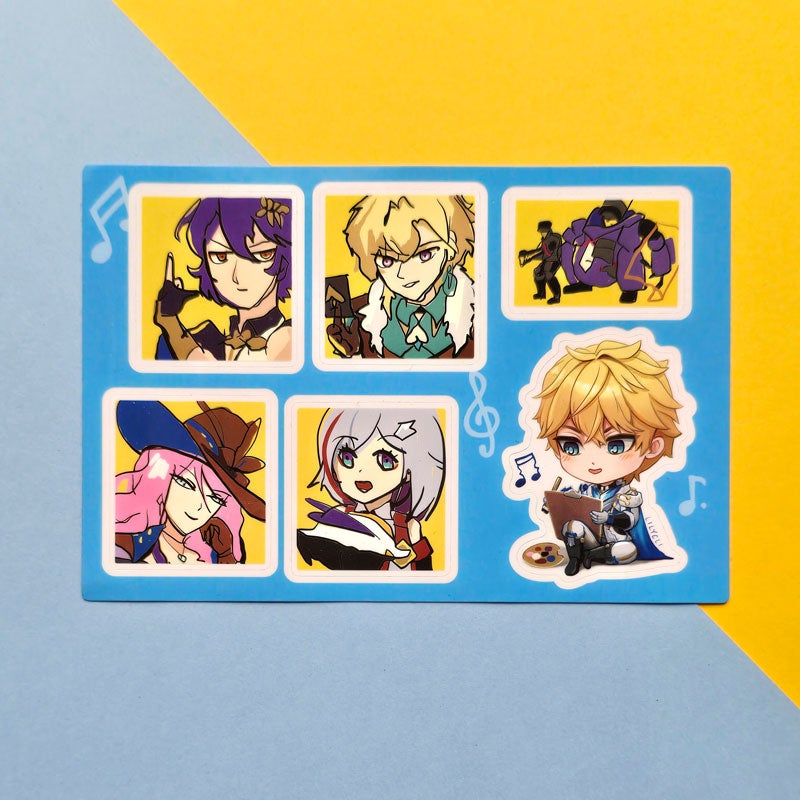 Ice Captain Sticker Sheet — San José Made