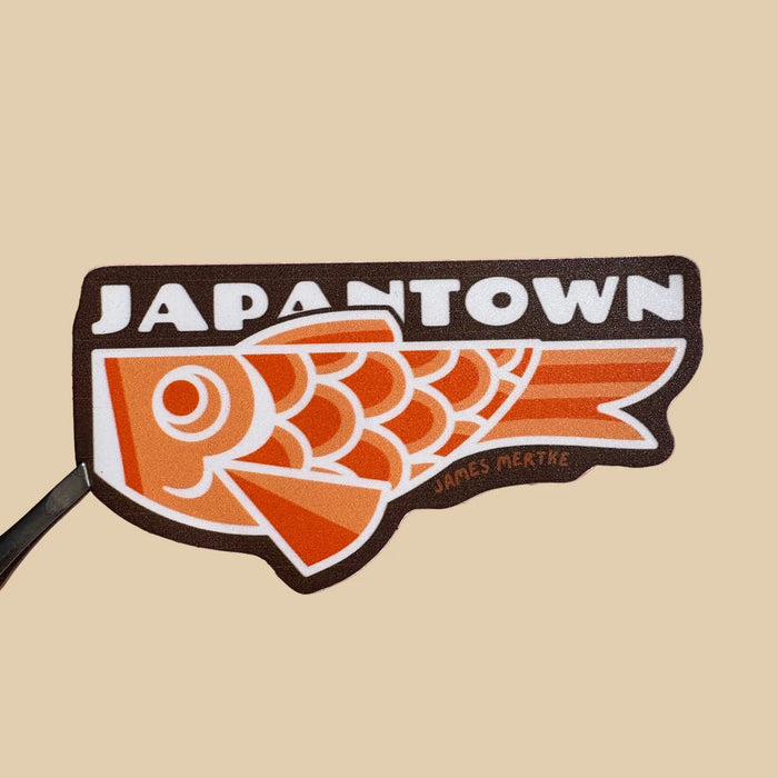 Japantown Koinobori Carp Windsock Sticker