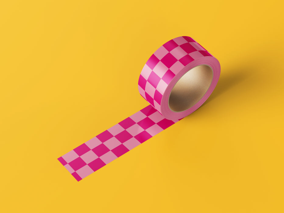 Pink Checker Washi Tape