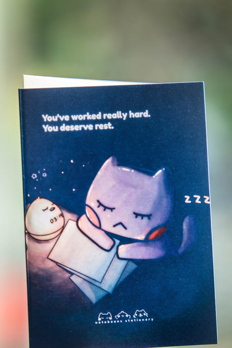 Kato Night Light Greeting Card