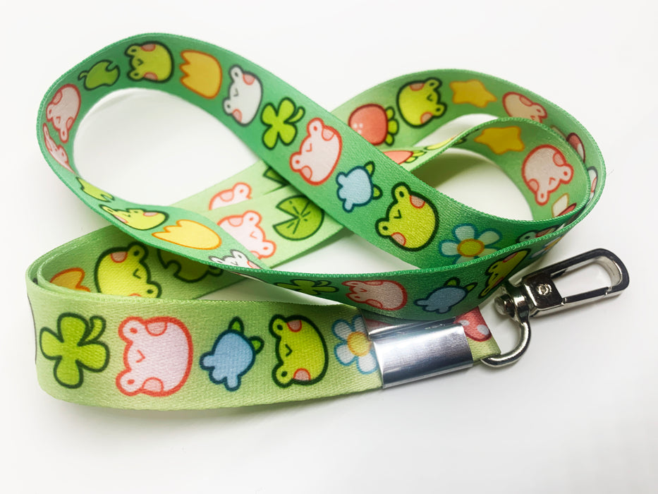 Lanyard - Floral Froggy