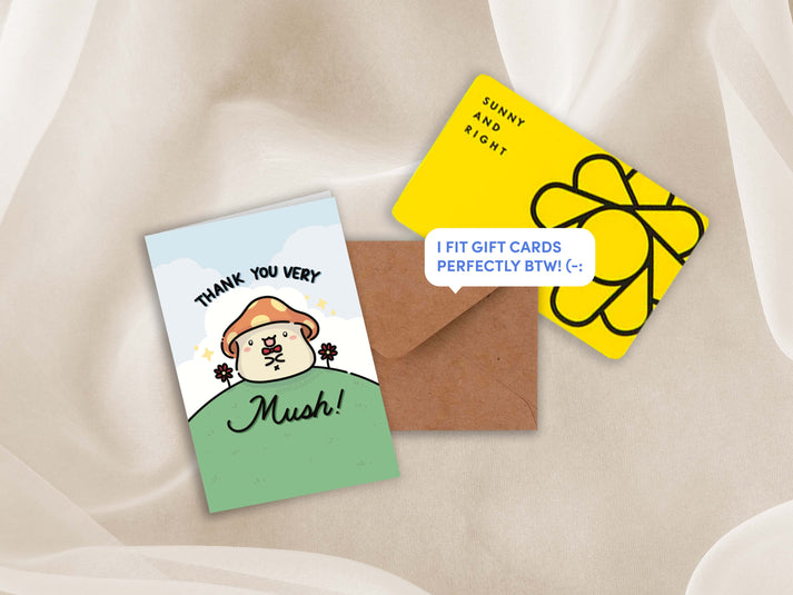 Thank You Very Mush Mini Greeting Card