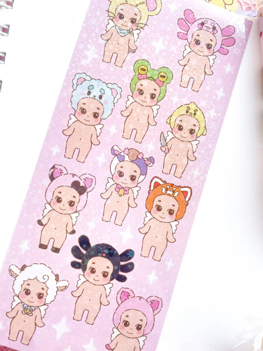 Mascot Angel Babies 2 Sticker Sheet