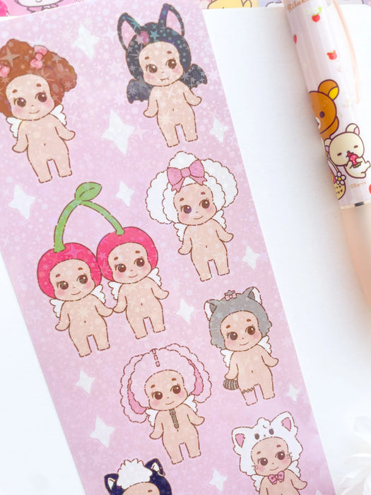 Mascot Angel Babies Sticker Sheet