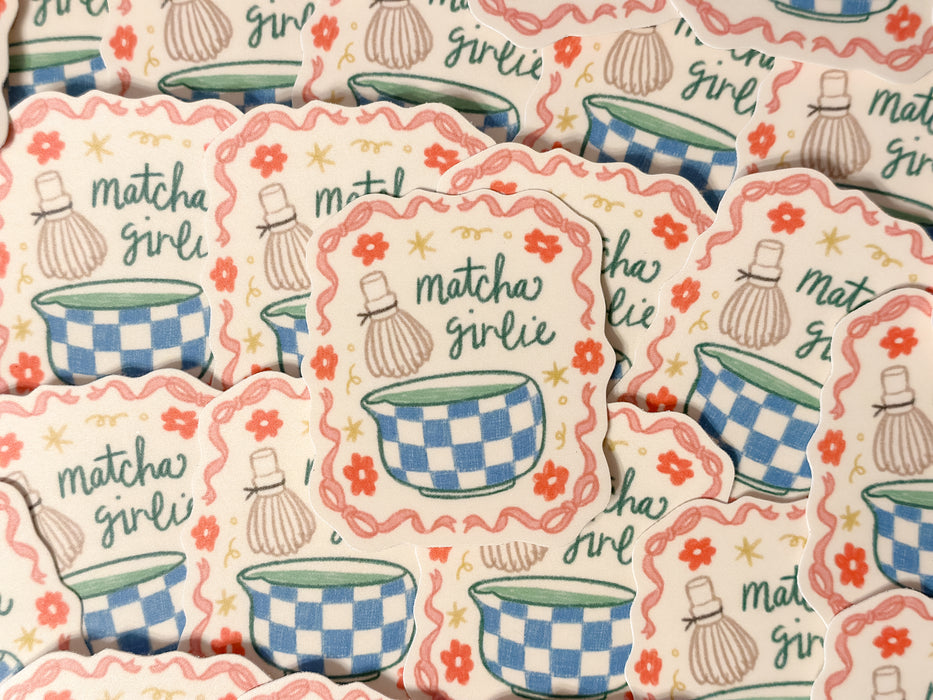 Matcha Girlie Sticker