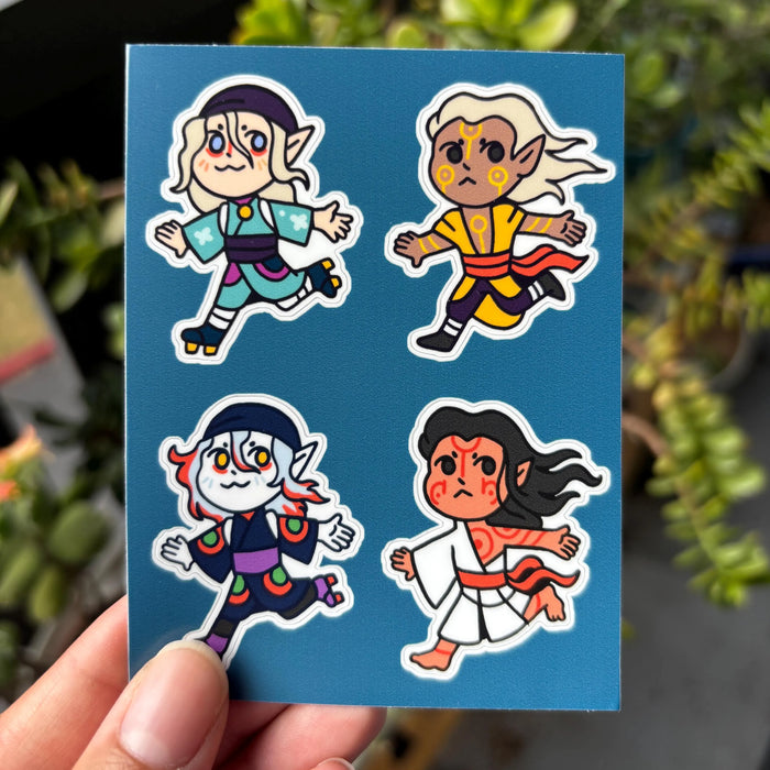 Mononoke Chibi Sticker Sheet