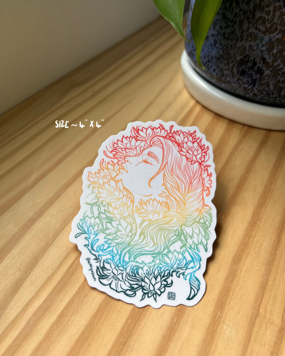 Nightbloom (Rainbow) Sticker