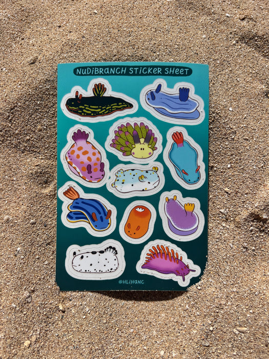 Nudibranch Sticker Sheet