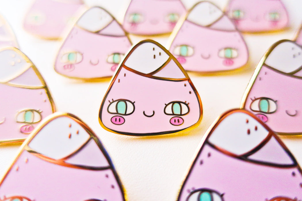 Onigiri Enamel Pin